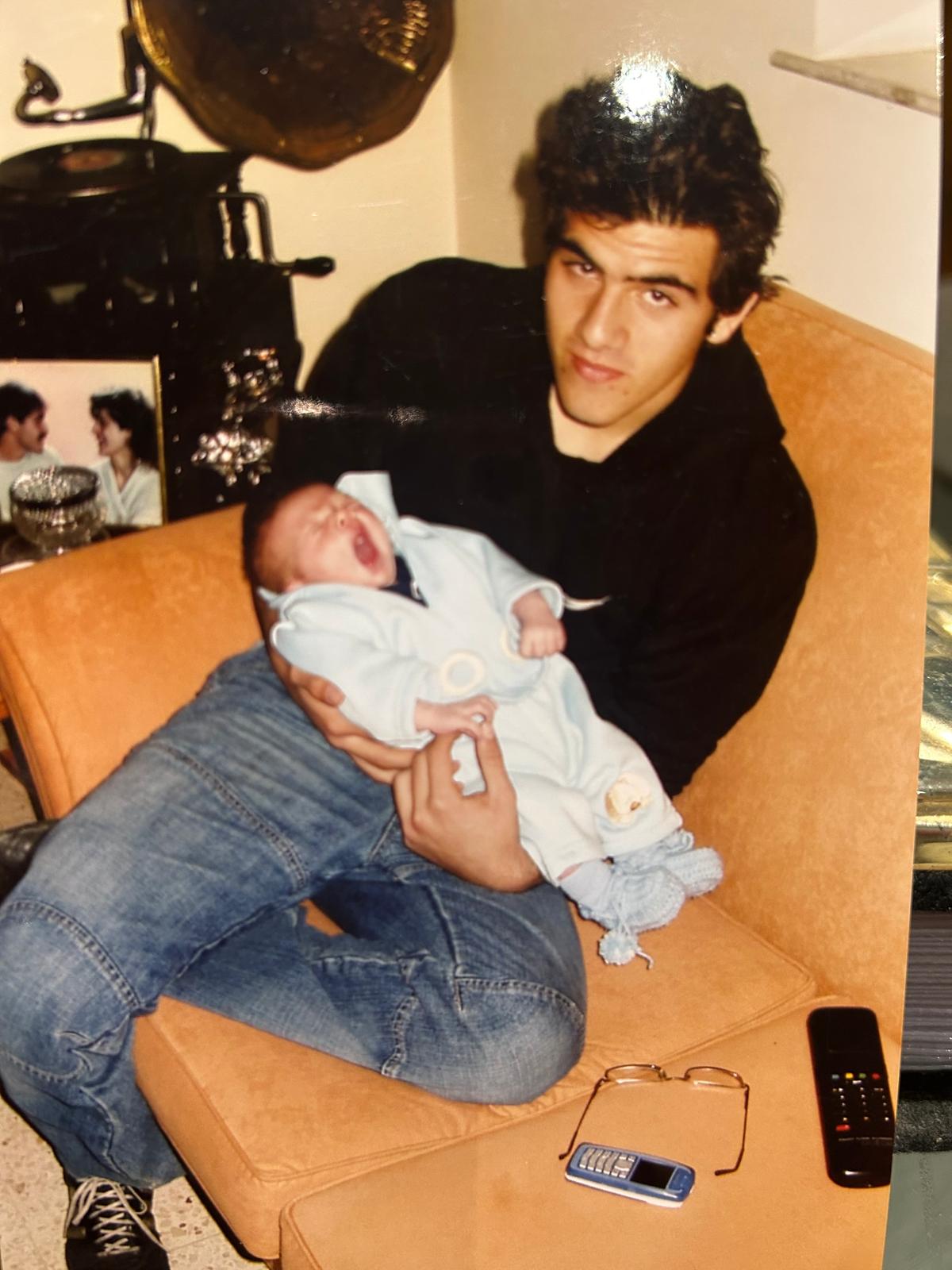 Chris with Cousin Spyros